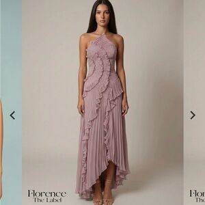 Serilina Maxi Dress - Mauve Rose